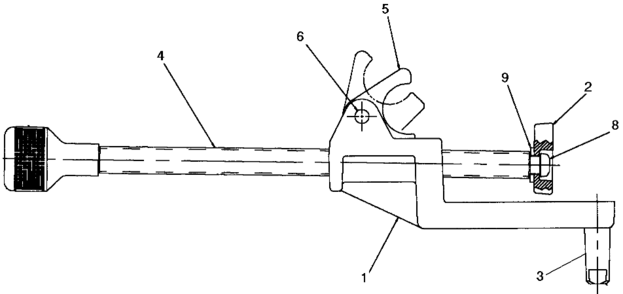 Default Diagram and Parts List for 36802 Type 1 Black and Decker Miter Saw